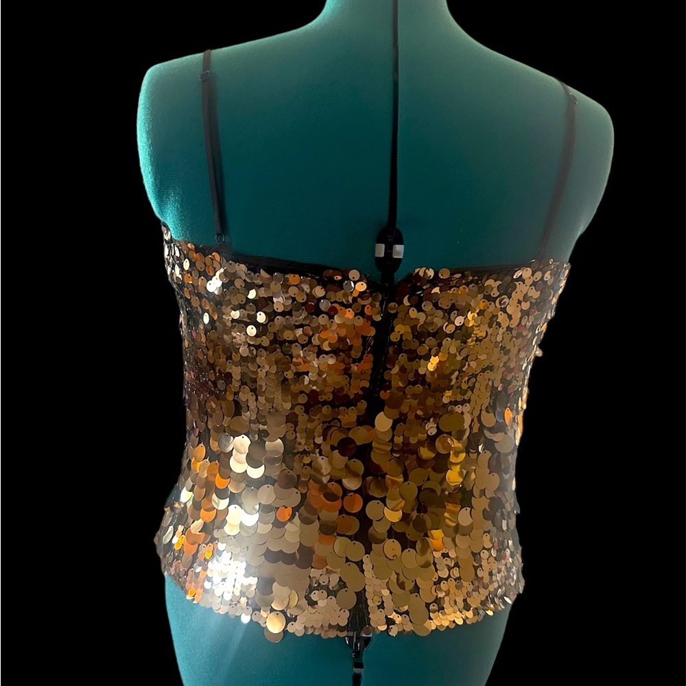 Antonio Melani Gold sequin cami - Picture 2 of 5